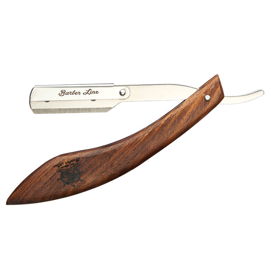 Navaja Rasurado Barber Line Mango Madera