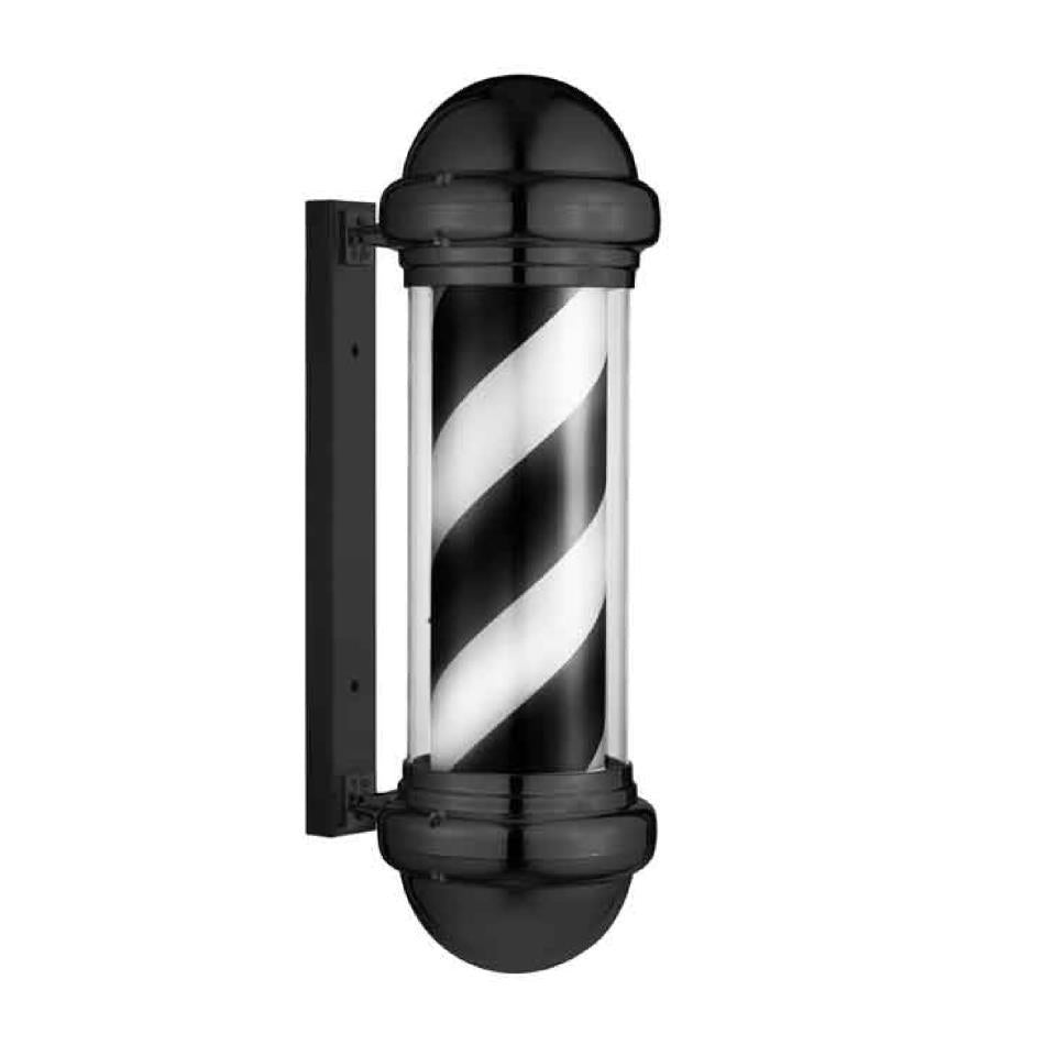Polo Barber Cromado Negro Eurostil