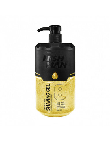 Shaving Gel Gold One 1000Ml Nishman